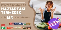 Színpadon a pénztárcabarát háztartási termékek