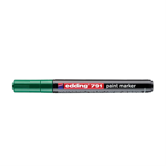 Lakkmarker 1-2mm, kerek Edding 791 zöld