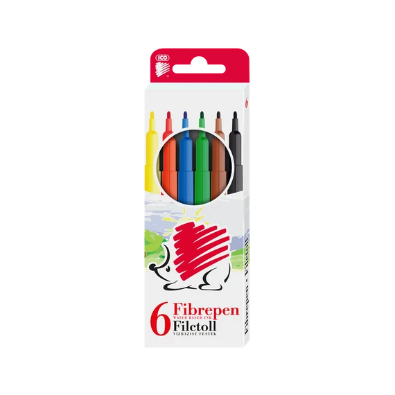 Rostirón, filctoll vízbázisú Süni Ico 300 6 klf.szín