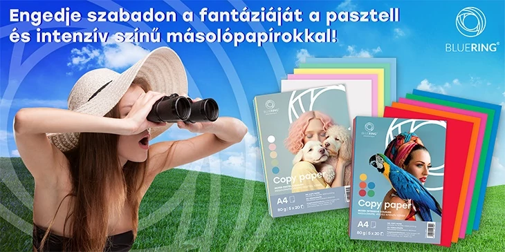 „Állati” jók lettek a bluering színes másolópapírjai!