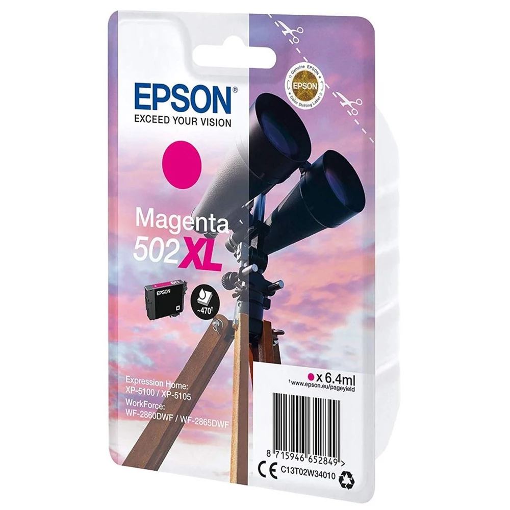 Epson 502XL tintapatron magenta ORIGINAL