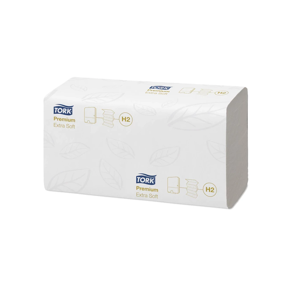 Kéztörlő 2 rétegű Interfold hajtogatású 100 lap/csomag 21 cs/karton Extra Soft Xpress® Multifold H2 Tork_100297 fehér
