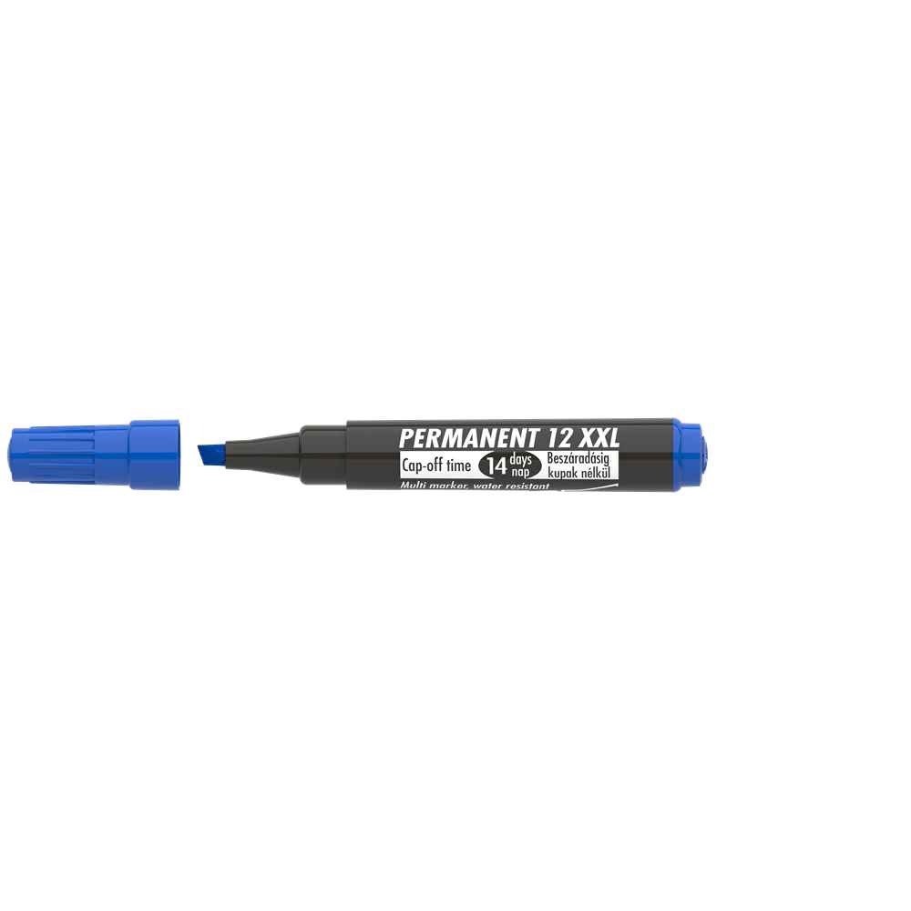 Alkoholos marker 1-4mm, vágott Ico 12XXL kék